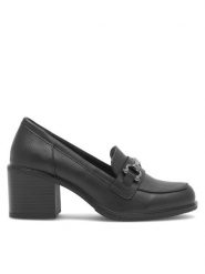 Clara Barson Półbuty WYL3646-1 Czarny. Czarne półbuty damskie Clara Barson, bez wzorów, ze skóry, bez obcasa, na obcasie, bez zapięcia. Za 149.99 zł.