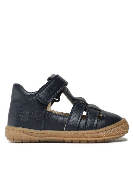 Primigi Sandały 3902244 Niebieski. Niebieskie sandały chłopięce Primigi, ze skóry, bez zapięcia. Za 149.99 zł.