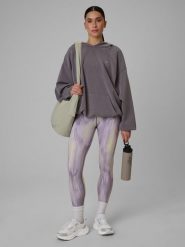 4F Legginsy treningowe szybkoschnące damskie - żółte L. Żółte legginsy damskie 4F, l, bez wzorów, z podwyższonym stanem, na fitness i siłownię. Za 149.99 zł.