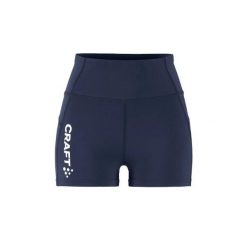 Spodnie lekkoatletyczne damskie Craft Rush 2.0. Niebieskie spodnie sportowe damskie Craft, na lato, m, bez wzorów, z materiału, na fitness i siłownię. Za 187.00 zł.