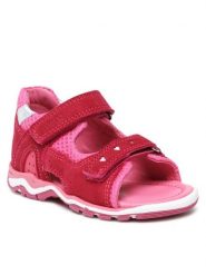 Lasocki Kids Sandały CI12-2566-11A Różowy. Czerwone sandały dziewczęce Lasocki Kids, ze skóry, bez obcasa, bez zapięcia. Za 139.99 zł.