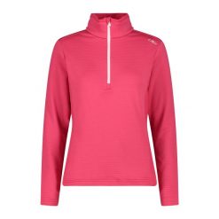 Kurtka polarowa damska z półzamkiem CMP. Czerwone kurtki damskie CMP, bez wzorów, z polaru, bez kaptura. Za 290.50 zł.