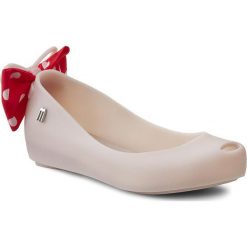 Baleriny MELISSA - Mel Ultragirl + Minnie Inf 31703 Beige 01840. Brązowe baleriny dziewczęce Melissa, z materiału. W wyprzedaży za 269.00 zł.