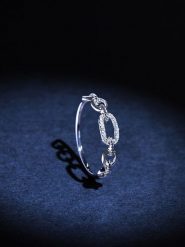 DIAMANTA Złoty pierścionek "Hana" z diamentami rozmiar: 56. Szare pierścionki damskie DIAMANTA, z diamentem, złote. Za 1,348.99 zł.