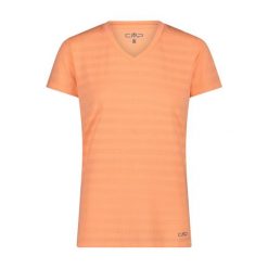 Koszulka damska CMP. Brązowe koszulki damskie CMP, bez wzorów, z materiału, bez kołnierzyka, bez ramiączek. Za 176.50 zł.