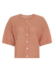 MOSS COPENHAGEN Kardigan w kolorze karmelowym rozmiar: XS/S. Brązowe kardigany damskie Moss Copenhagen, s, bez wzorów, z wełny. Za 224.95 zł.