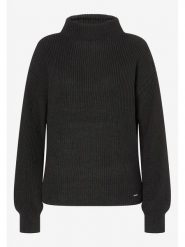 More & More Sweter w kolorze czarnym rozmiar: 46. Czarne swetry klasyczne damskie More & More, bez kołnierzyka. Za 127.65 zł.