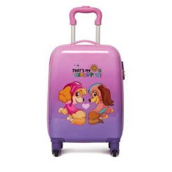 Walizka dziecięca Paw Patrol. Czerwone walizki PAW PATROL, bez wzorów. Za 219.99 zł.