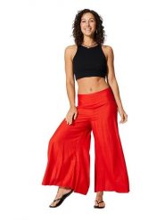 Aller Simplement Spodnie w kolorze czerwonym rozmiar: 34-38. Czerwone spodnie materiałowe damskie Aller Simplement, bez wzorów, z materiału. Za 56.99 zł.