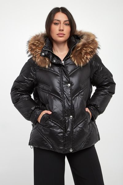 Kurtka damska z futerkiem ERMANNO FRIENZE. Kurtki damskie Ermanno Firenze, bez wzorów, bez kaptura. Za 3,259.00 zł.