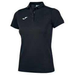 Koszulka polo do tenisa damska Joma Hobby. Czarne koszulki damskie Joma, xl, bez wzorów, bez kołnierzyka, bez ramiączek. Za 101.99 zł.