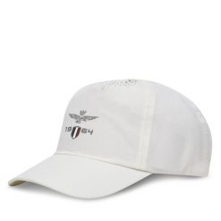 Czapka z daszkiem Aeronautica Militare. Białe czapki z daszkiem damskie Aeronautica Militare, bez wzorów. Za 129.99 zł.