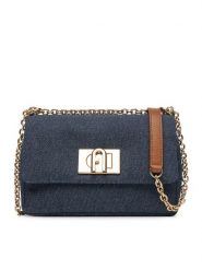 Furla Torebka BAFKACO DE0000 2677S Granatowy. Niebieskie torebki wieczorowe damskie Furla, bez wzorów, ze skóry, bez dodatków. Za 899.99 zł.