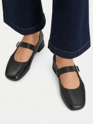 U.S. Polo Assn. Baleriny Amelia001-Blk EO-AMELIA001W/GL1 Czarny. Czarne balerinki damskie U.S. Polo Assn., bez wzorów. Za 299.99 zł.