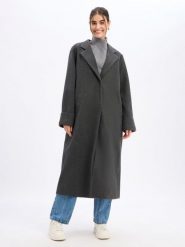 Noisy May Płaszcz Kobiety szary, L. Szare płaszcze damskie Noisy may, l, bez wzorów, bez kaptura. Za 499.95 zł.