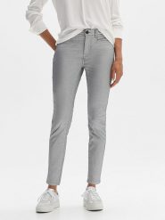 OPUS Dżinsy - Slim fit - w kolorze srebrnym rozmiar: 38/L28. Szare jeansy damskie Opus, z podwyższonym stanem. Za 121.99 zł.
