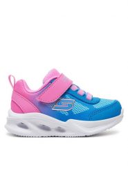 Skechers Sneakersy 303714N/HPBL Niebieski. Niebieskie buty sportowe dziewczęce Skechers, bez wzorów, z materiału, bez zapięcia. Za 127.20 zł.