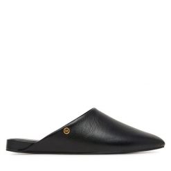 Klapki MICHAEL Michael Kors. Czarne klapki damskie MICHAEL Michael Kors, bez wzorów, bez obcasa, bez zapięcia. Za 699.99 zł.