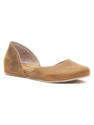 Comfortfusse Skórzane baleriny w kolorze jasnobrązowym rozmiar: 40. Brązowe balerinki damskie Comfortfüße, bez wzorów, ze skóry. Za 252.99 zł.