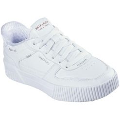 Adidasy Skechers Jade-put It In Neutr, Kobiety. Białe obuwie sportowe damskie Skechers, ze skóry ekologicznej, bez zapięcia, trekkingowe. Za 590.00 zł.