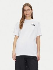 The North Face T-Shirt NF0A87NQFN41 Biały Oversize. Białe t-shirty damskie The North Face, xl, bez wzorów, z bawełny, bez kołnierzyka. Za 109.99 zł.