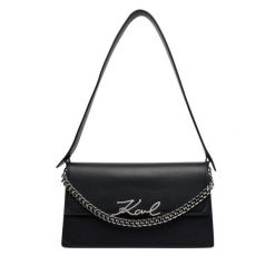 Torebka KARL LAGERFELD. Czarne torebki klasyczne damskie KARL LAGERFELD, bez dodatków. Za 1,299.00 zł.