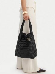 GINO ROSSI Torebka C-JERRY-LT22070 Czarny. Czarne torebki klasyczne damskie Gino Rossi, z materiału, bez dodatków. Za 299.99 zł.