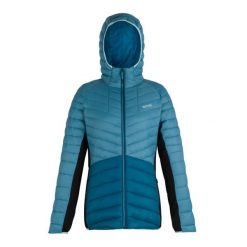 Kurtka Damska Leedre Padded Jacket. Czarne kurtki damskie Regatta, m, bez wzorów, z elastanu, z kapturem. Za 168.99 zł.