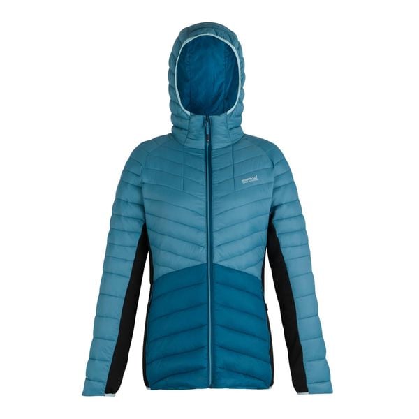 Kurtka Damska Leedre Padded Jacket. Czarne kurtki damskie Regatta, m, bez wzorów, z elastanu, z kapturem. Za 168.99 zł.