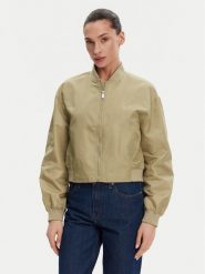 Calvin Klein Jeans Kurtka bomber Hero LV047B528G Beżowy Relaxed Fit. Brązowe kurtki damskie Calvin Klein Jeans, m, bez wzorów, z jeansu, bez kaptura. Za 519.99 zł.