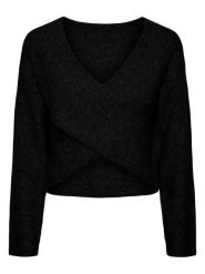Pieces Sweter w kolorze czarnym rozmiar: M. Czarne swetry klasyczne damskie Pieces, m, bez kołnierzyka. Za 136.45 zł.