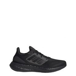 Buty do biegania adidas Pureboost 22. Czarne obuwie sportowe damskie Adidas, z gumy, bez zapięcia, do biegania. W wyprzedaży za 419.00 zł.