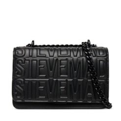 Torebka Steve Madden. Czarne torebki wieczorowe damskie Steve Madden, bez wzorów, bez dodatków. Za 479.99 zł.