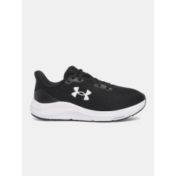 Buty do biegania damskie Under Armour Charged Pursuit 4. Czarne obuwie sportowe damskie Under Armour, bez zapięcia, do biegania. Za 159.99 zł.