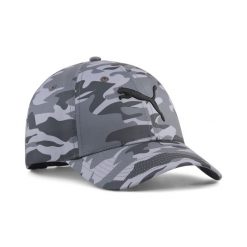 Czapka z daszkiem Essentials Elevated z nadrukiem PUMA. Czarne czapki z daszkiem damskie Puma, na wiosnę, bez wzorów, z materiału. Za 99.00 zł.