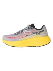 SALOMON Buty "Aero Glide" w kolorze szaro-żółtym do biegania rozmiar: 44 2/3. Szare obuwie sportowe damskie Salomon, z materiału, do biegania. Za 333.81 zł.
