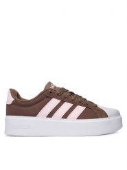 Adidas Sneakersy Streettalk Bold Shoes KJ9946 Brązowy. Brązowe obuwie sportowe damskie Adidas, ze skóry, bez zapięcia. Za 299.99 zł.