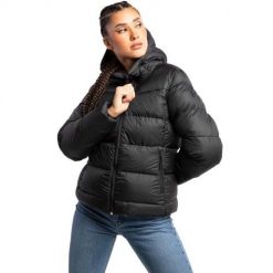 Kurtka puchowa damska Helly Hansen Active Puffy. Czarne kurtki damskie Helly Hansen, m, bez wzorów, z puchu, bez kaptura. Za 978.75 zł.