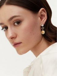 Guess Kolczyki JUBE05 124JW Złoty. Żółte kolczyki damskie Guess, metalowe. Za 299.99 zł.
