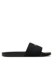 Calvin Klein Jeans Klapki Slide Monogram Wn YW0YW01835 Czarny. Czarne klapki damskie Calvin Klein Jeans, bez wzorów, z jeansu, bez obcasa, bez zapięcia. Za 109.99 zł.