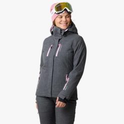 Kurtka narciarska kobieca Swedemount Cervinia Jacket wodoodporna. Czerwone kurtki damskie SWEDEMOUNT, na zimę, l, bez wzorów, z materiału, bez kaptura. Za 419.99 zł.