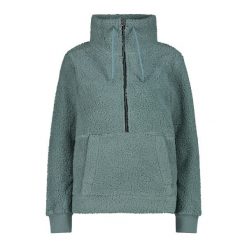 Kobieca bluza półzipowana CMP. Czarne bluzy damskie CMP, na zimę, bez wzorów, bez kaptura. Za 347.00 zł.