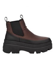 UGG Skórzane sztyblety "Brisbane" w kolorze brązowym rozmiar: 40. Brązowe botki damskie Ugg. Za 724.78 zł.