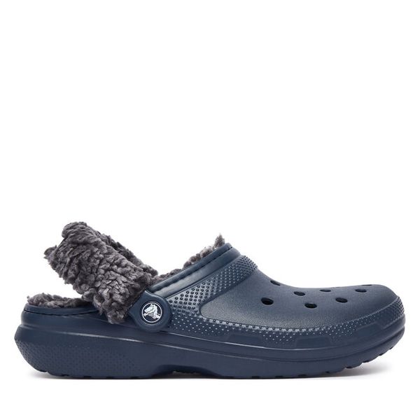 Klapki Crocs. Niebieskie klapki damskie Crocs, bez wzorów, bez obcasa, bez zapięcia. Za 259.99 zł.