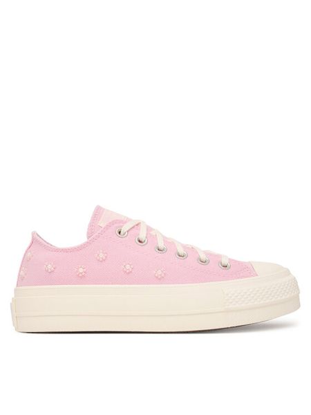 Converse Trampki Chuck Taylor All Star Lift Platform Beads A16108C Różowy. Czerwone trampki damskie Converse, bez wzorów, bez zapięcia. Za 419.99 zł.