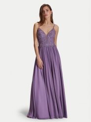 Hey Kyla Sukienka wieczorowa 5AI082HK Fioletowy Regular Fit. Fioletowe sukienki damskie Hey Kyla, bez wzorów, z syntetyku, wizytowe, bez ramiączek. Za 689.99 zł.