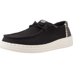 HEYDUDE Damskie Mokasyny Wendy Espadrille Woven. Białe mokasyny damskie Hey dude, z materiału, bez obcasa. Za 359.00 zł.