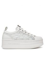 KARL LAGERFELD Sneakersy KL65011F Biały. Białe obuwie sportowe damskie KARL LAGERFELD, ze skóry, bez zapięcia. Za 529.99 zł.