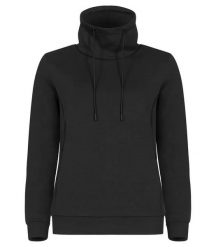Clique Hobart Women Bluza z wysokim kołnierzem z tkaniny air-layer, czarna –. Czarne bluzy damskie CLIQUE, xs, bez wzorów, z elastanu, bez kaptura. Za 188.92 zł.
