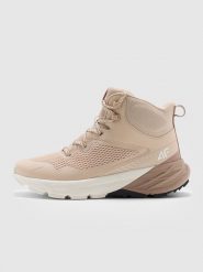 4F Wysokie buty trekkingowe SPEED HIKER z membraną damskie - beżowe 40. Brązowe obuwie trekkingowe damskie 4F, z gumy, bez zapięcia. W wyprzedaży za 279.99 zł.